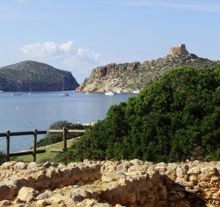 Vistas desde la zona arqueológica.